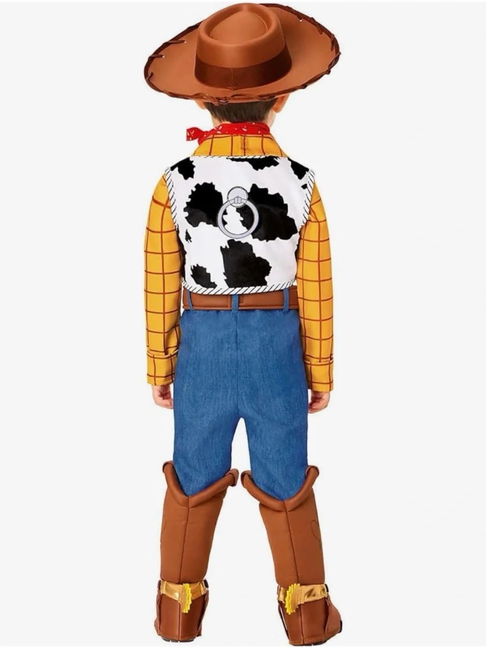 Spirit Woody Toddler Costume in Yellow, Blue, Brown and White